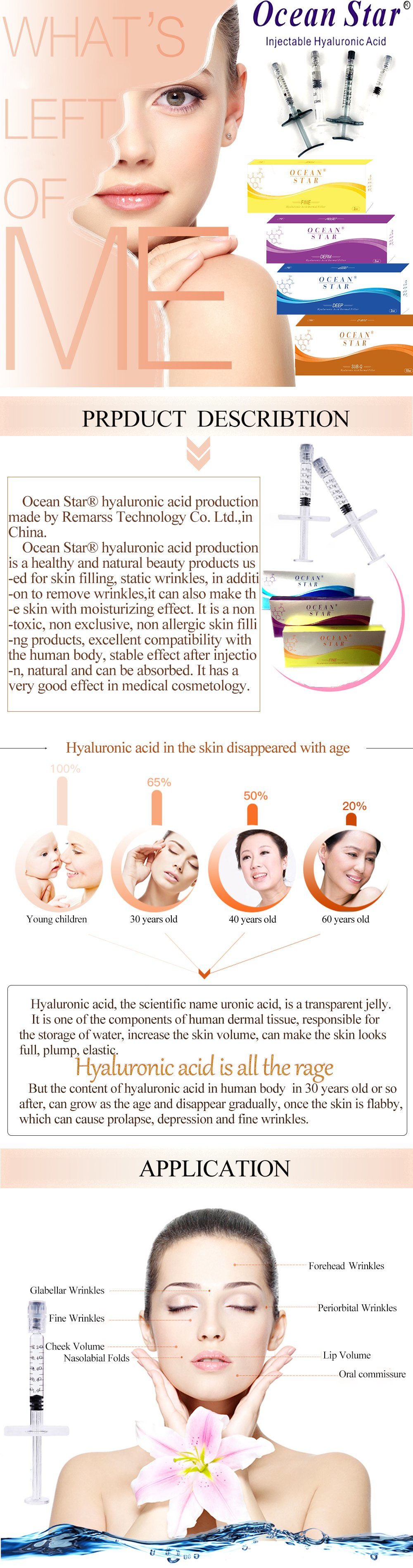 Hot Selling Hyaluronic Acid Best Injection to Buy Inject Filler