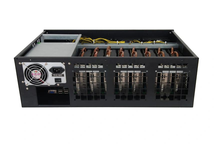 8 GPU Mining PC Motherboard with CPU Case PSU for Antminer D3 L3+ S9 A6 A4+ M3 E9+ 741 740 Btc Eth etc Ltc Asic Miner