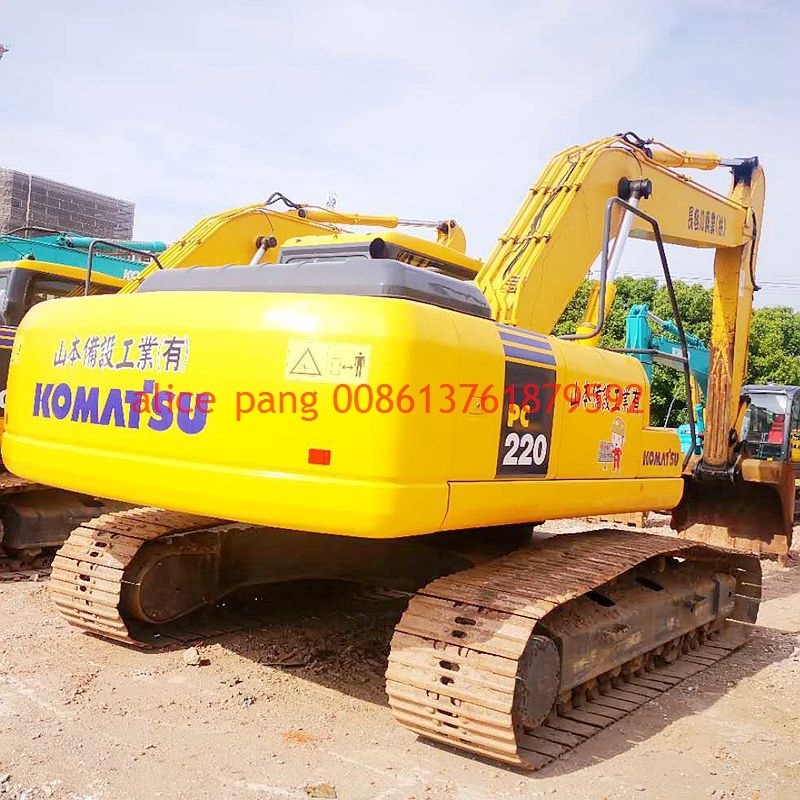 Second Hand PC220-7 Used Komatsu Crawler Hydraulic Excavator for Sale