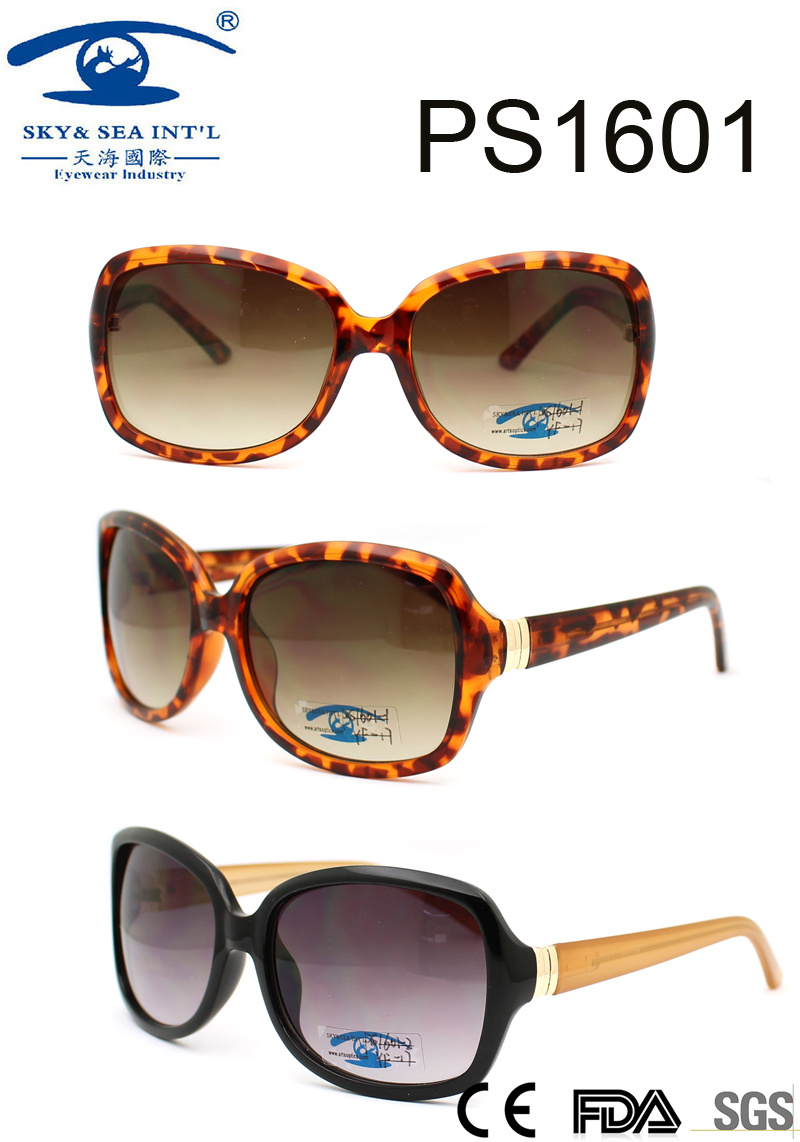 Butterfly Style Big Frame Woman Sunglasses for Wholesale (PS1601)