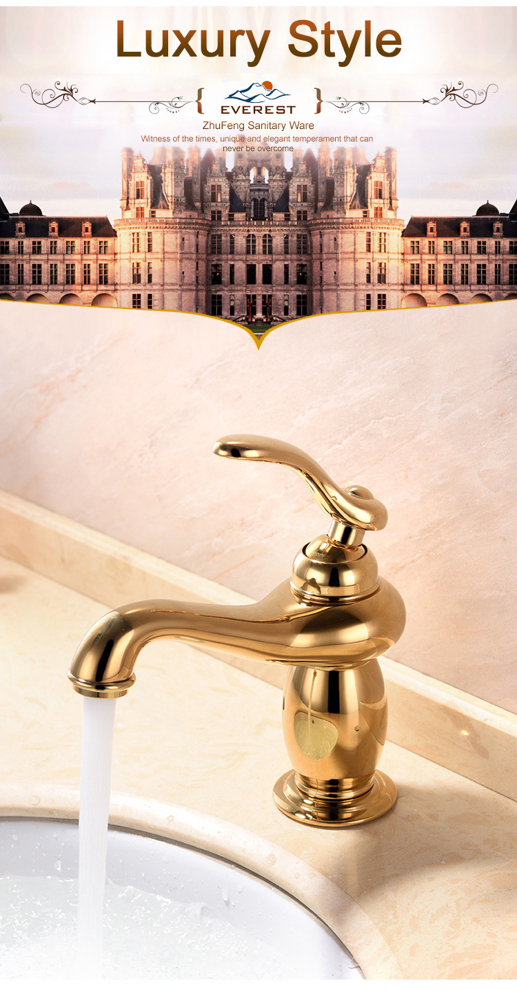High Quality Brass Basin Tap Antique Luxury Life Style Timeless Superb Sink Faucet (ZF-M21)