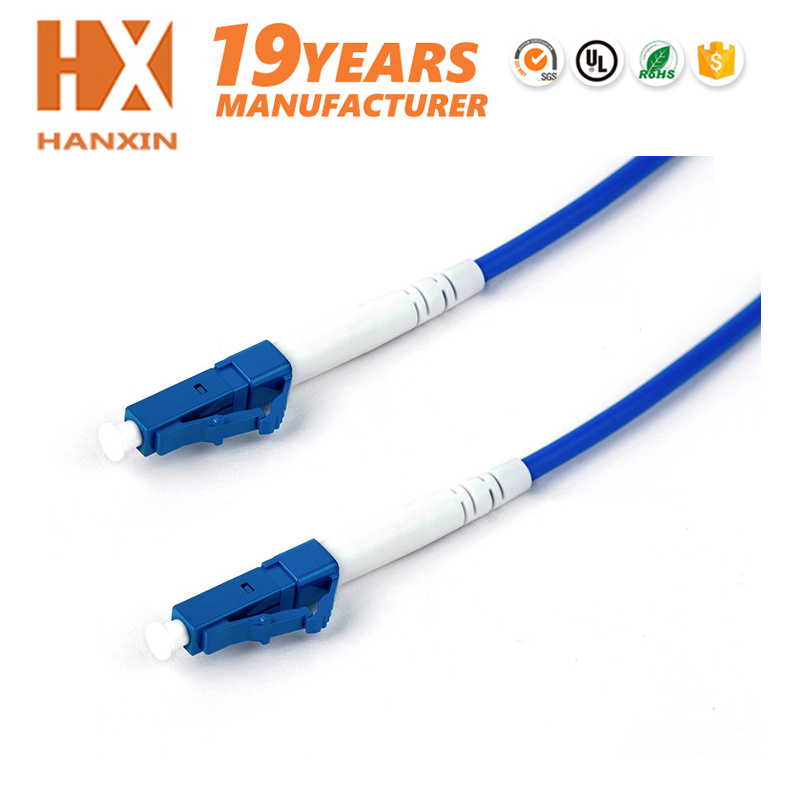 Hanxin 19 Years Optical Fibre Cable Manufacturer Sc Sc LC LC RJ45 AMP Fiber Patch Cord