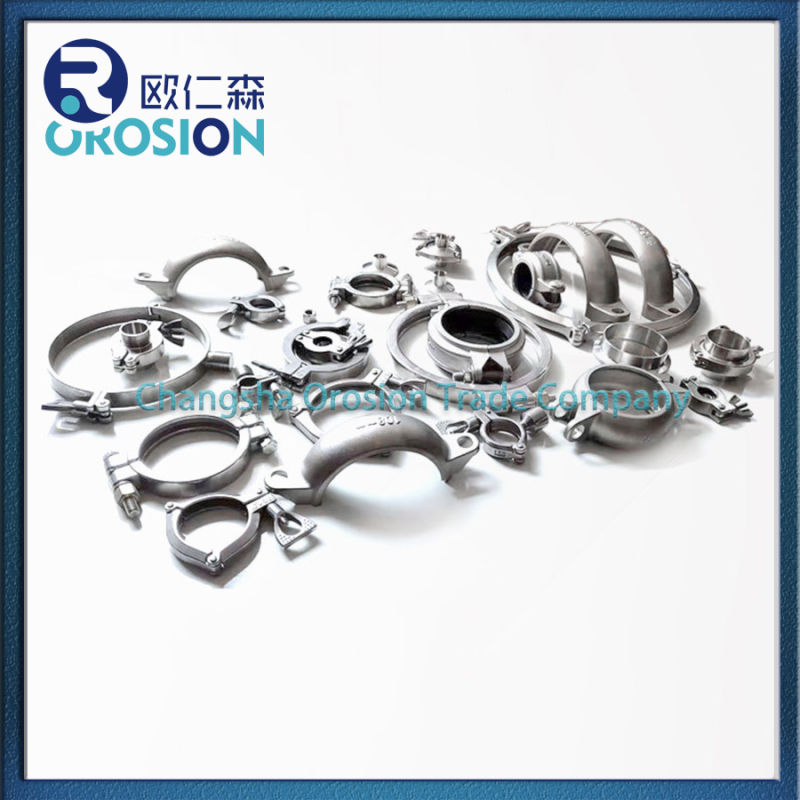 Factory Production Sanitary Pipe Coupling Clamp Stainless Steel