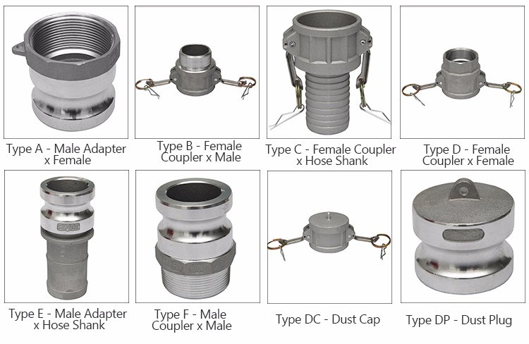 Hose Couplings Quick Connector Camlock Couplings