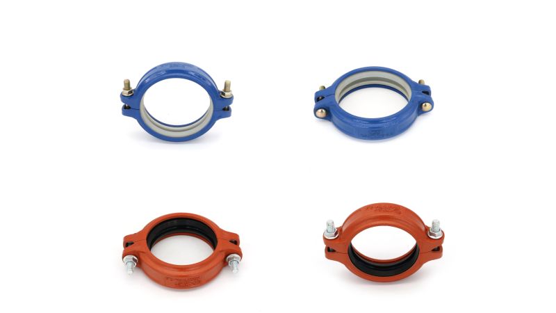 Ductile Iron Pipe Fittings Rigid Coupling for Engineering Construction