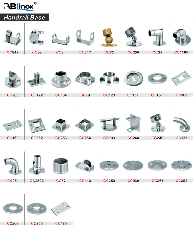 Ablinox Stainless Steel Handrial Railing Pipe Fitting Flexible Elbow for Connector