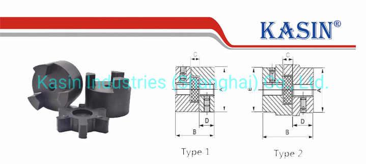 Kasin L Coupling or Jaw Coupling for Motor