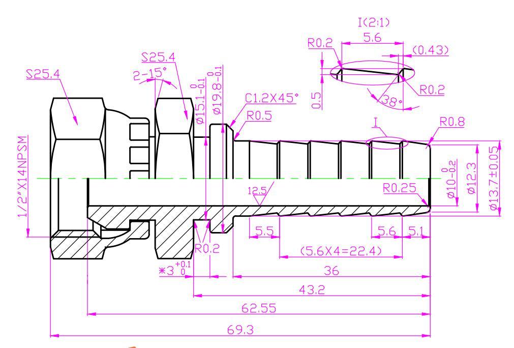 Stainless Steel Hose Fitting/Hose Coupling/Hose Fitting Connector