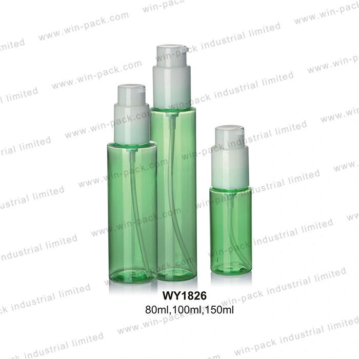 Winpack Manufacturer Sell Plastic Lotion Bottle 150ml with Aluminum Collar