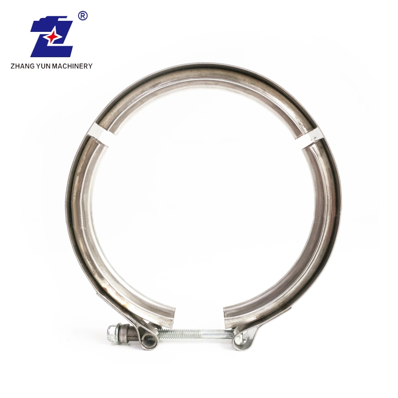 Coupling with V-Band Chinese Supplier Bucket Hoop Ring Forming Machine