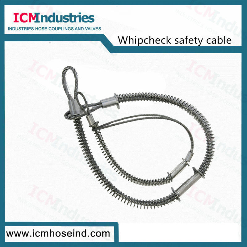 Air Hose Airline Plant Whipcheck Safety Cable Coupling