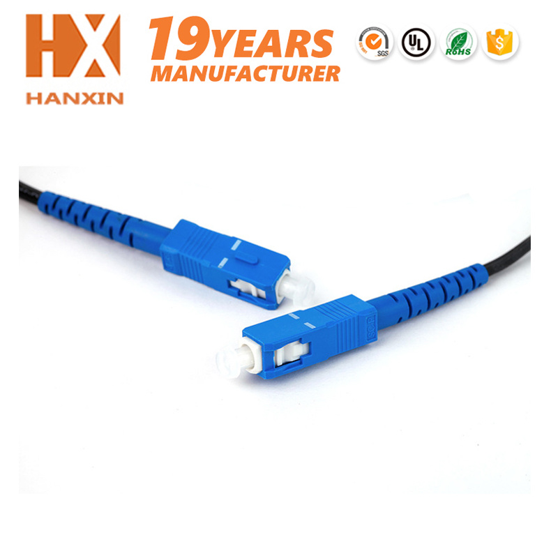 Hanxin 19 Years Fiber Optic Cable Equipment Manufacturer Sc Sc LC LC AMP RJ45 Patch Cord