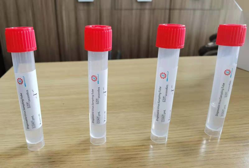 Factory Direct Sale CE 3ml Medical Disposable Virus Sampling Tube