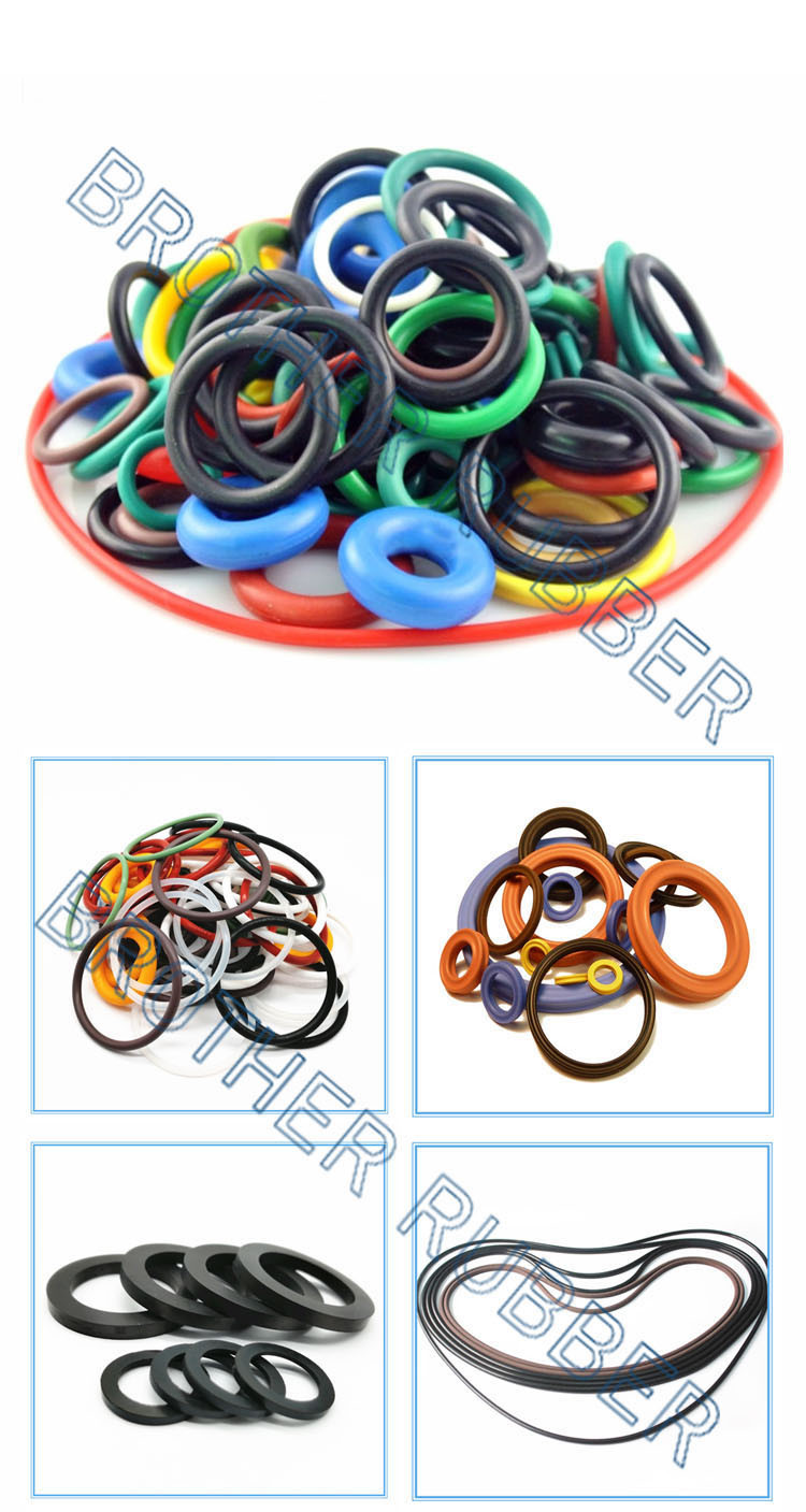 FDA Colored Elastic Rubber O Ring Different Sizes Silicone O-Ring