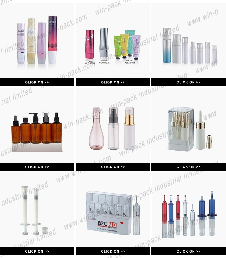 Winpack Manufacturer Sell Plastic Lotion Bottle 150ml with Aluminum Collar