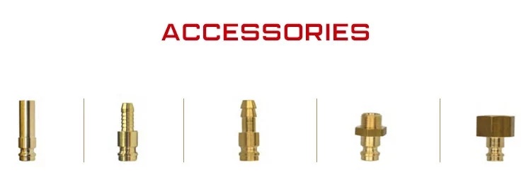 Brass Pneumatic Fittings Quick Connect Coupling