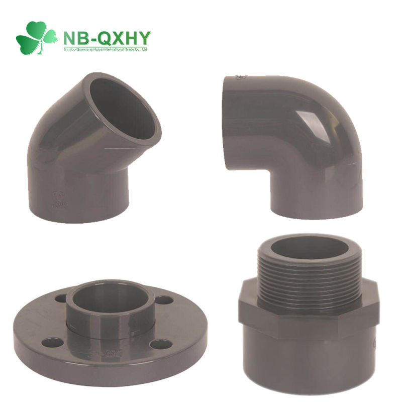 Water Supply Pn16 PVC Pipe Fitting Four Way Tee Cross Tee