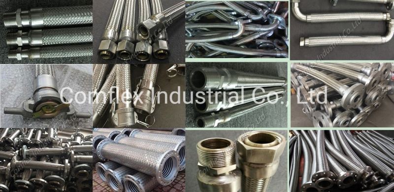 High Quality Flexible Steel Hose with Braids, Ss Flexible Hose with Flange*