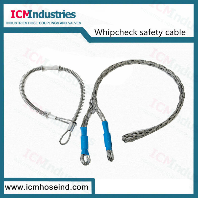 Air Hose Airline Plant Whipcheck Safety Cable Coupling