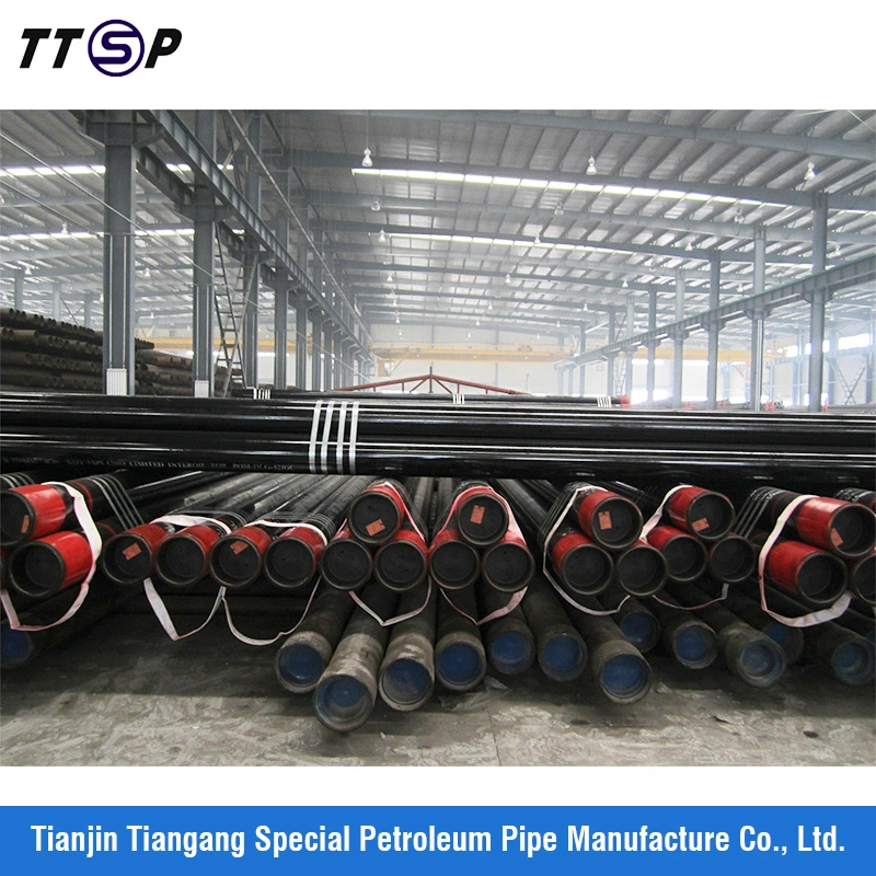 API 5CT OCTG Threaded Casing and Tubing Pipe. Coupling (J55K55/N80/L80/P110)