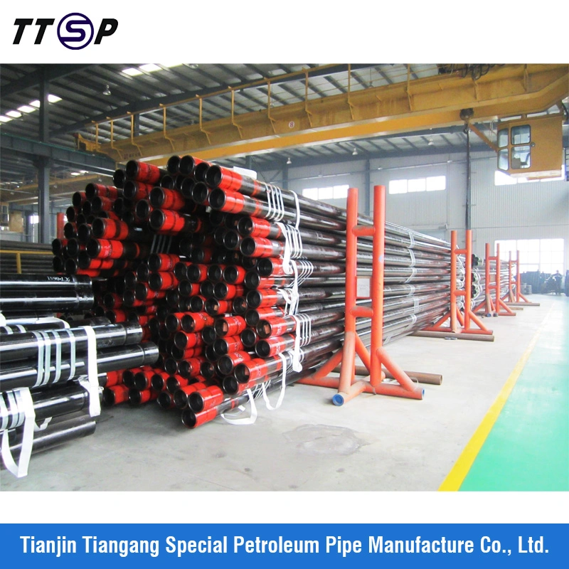 API 5CT OCTG Threaded Casing and Tubing Pipe. Coupling (J55K55/N80/L80/P110)