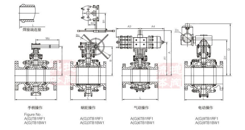 ANSI B16.34, API 6D & API 6A Stainless Steel Forged Steel Ball Valves