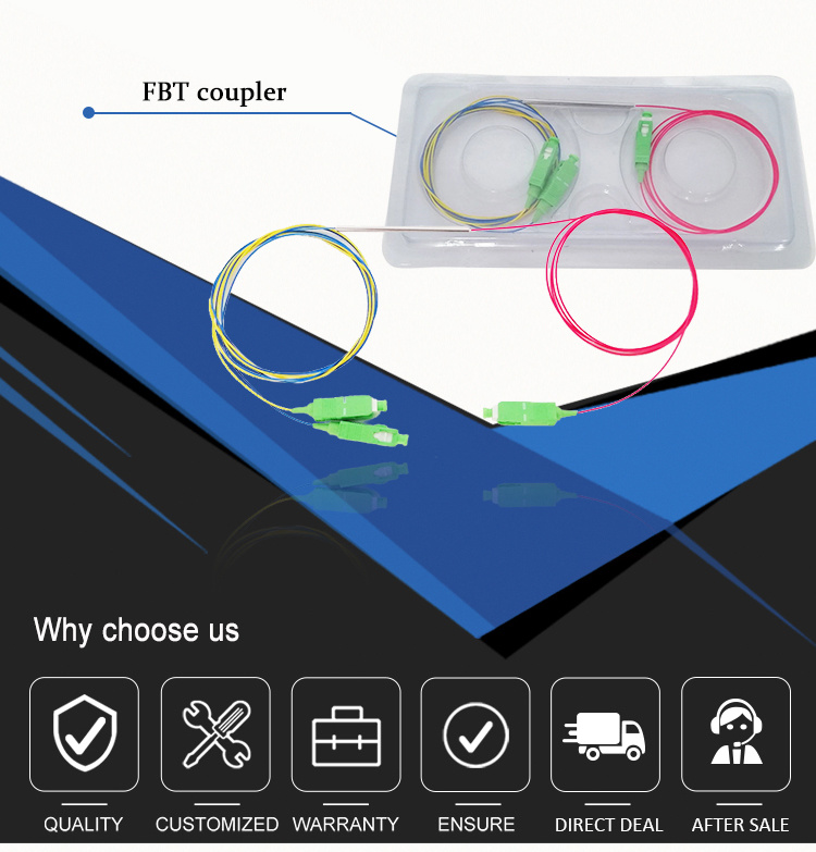 High Quality Single Mode Fbt Optical Coupler