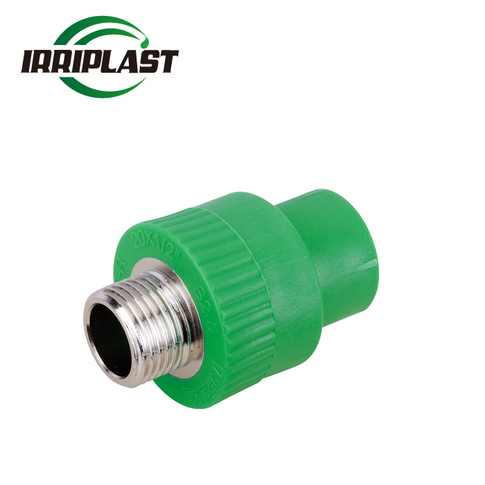 High Quality PPR Plastic Pipe Fittings Male Threaded Coupling