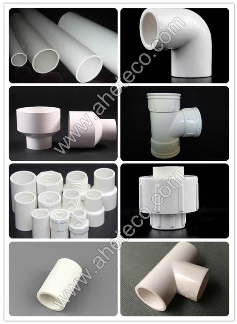 Water Supply Pipe Fitting UPVC CPVC 45 Degree Connector Pipe Fittings