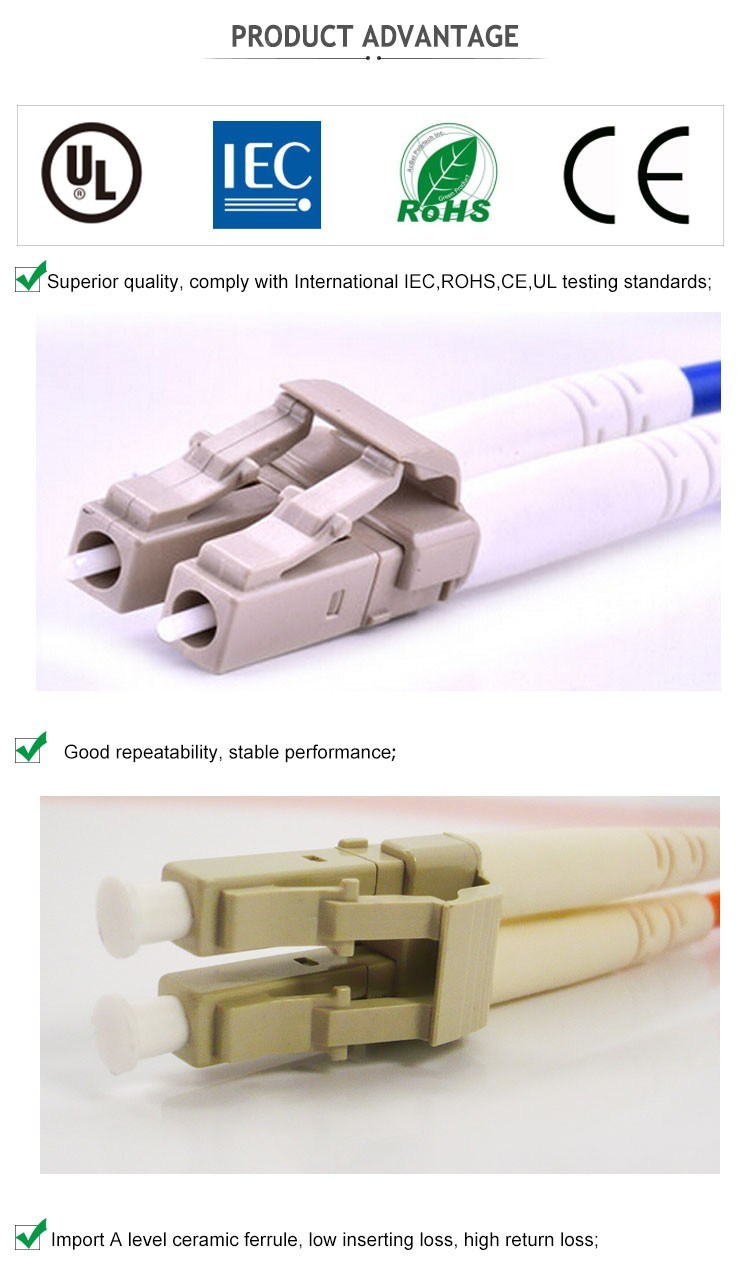 Factory Price Sc/Upc Optic Cable LC-LC