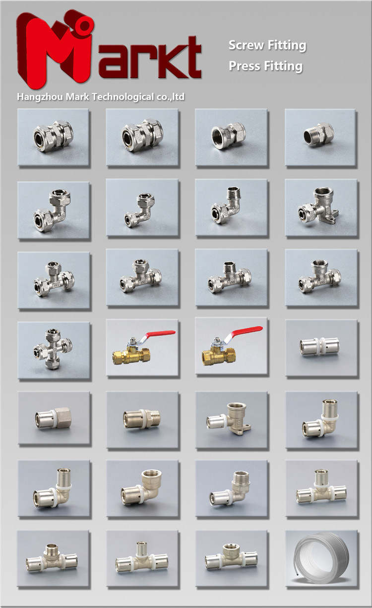 Manufacturer Pipe Press Fittings for Pex-Al-Pex Pipe Straight Pipe Coupling