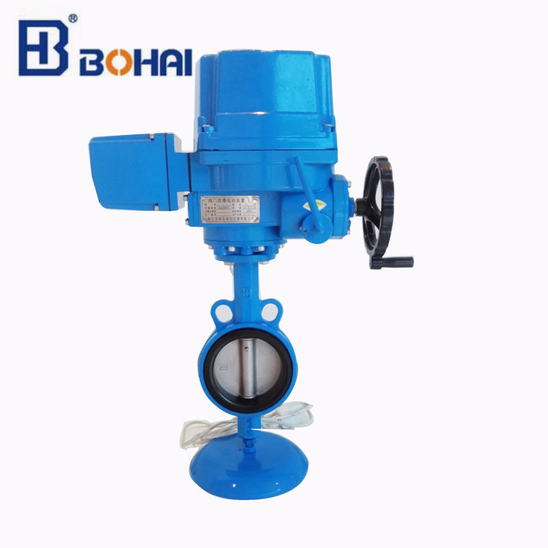 Electric Wafer Midline Butterfly Valve Dn80