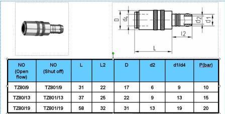 Hasco Mold CNC Lathe Brass Quick Coupling From China