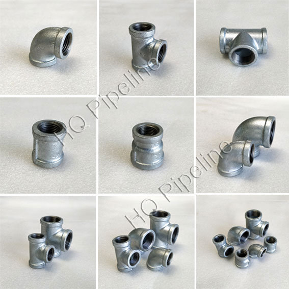 Galvanized Couplings 150#/300# Malleable Iron Pipe Fittings Producer
