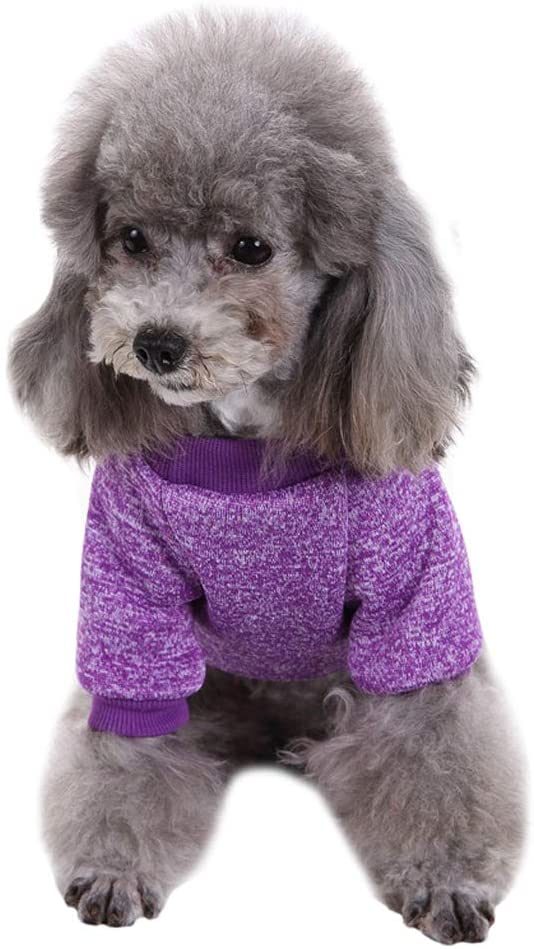 Dog Sweater Soft Thickening Warm Pup Dogs Shirt