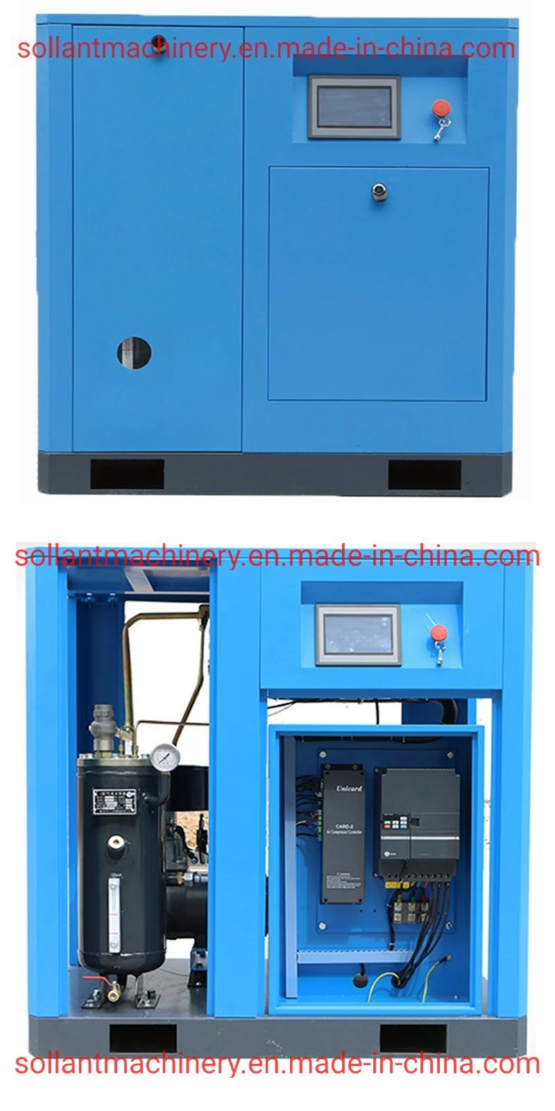 Wholesale Industrial AC Power 380V Direct Coupling/Coupled Stationary Rotary Screw Air Compressor Manufacturer (ISO&CE)