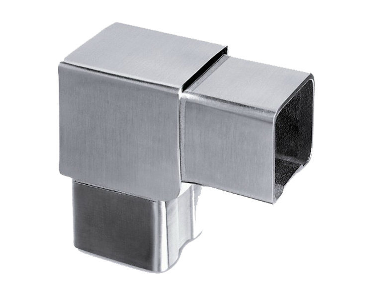 Stainless Steel 2 Ends Glass Handrail Connector Pipe Fitting