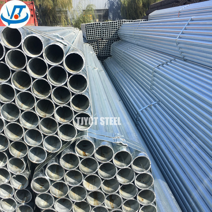 Threaded Galvanized Pipe / Gi Steel Tube Coupling Ends Tianjin Factory Price