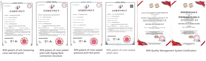 Ikin Fluid Reliable Manufacturer of Tee Test Couplings Hydraulic Fittings