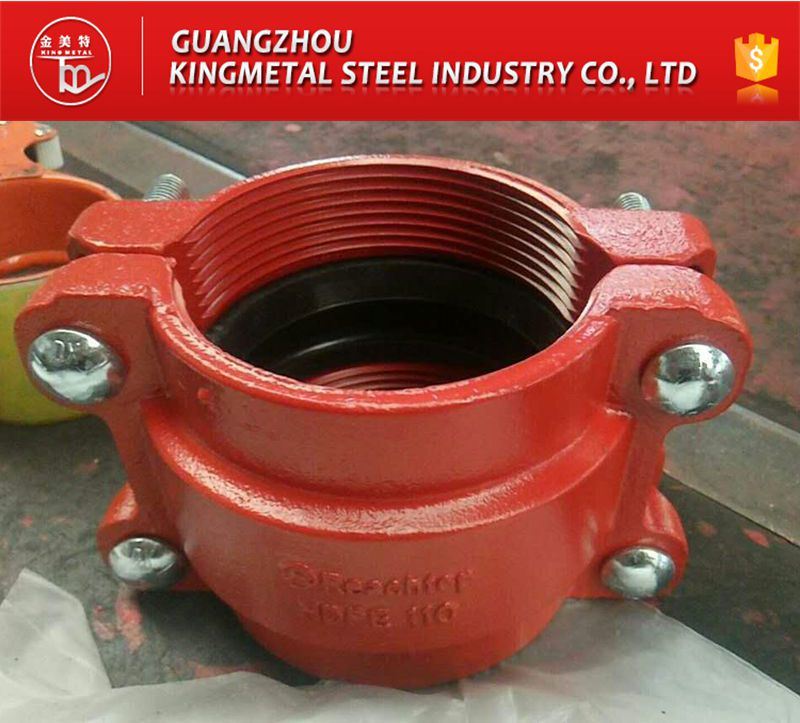 FM UL Approved Quick Release Coupling HDPE Pipe Coupling Conncetor