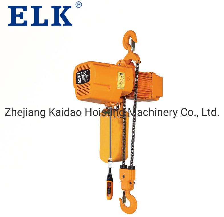 Elk Factory Directly Supply Wholesale Electric Chain Hoist with Clutch