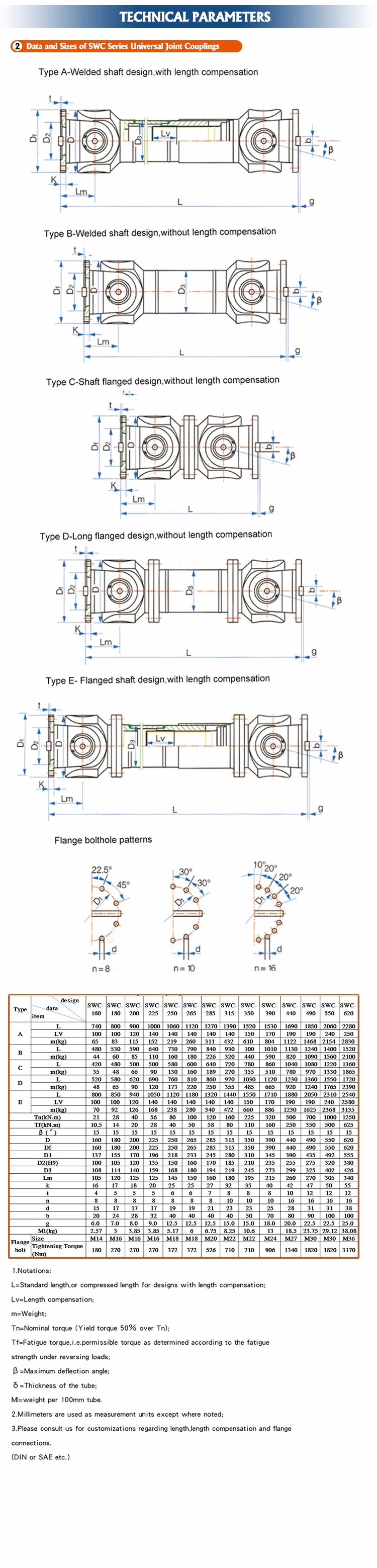 Wuxi Weicheng Custom Made Coupling Cardan Shaft Coupling /U Joint Shaft for Rolling Mill