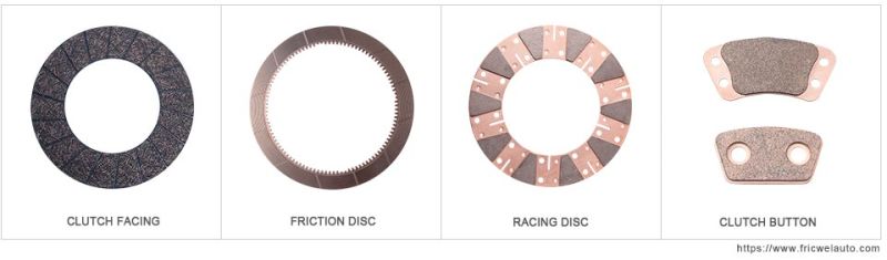 Clutch Plate Lining Clutch Used in Trucks Friction Material Manufacturer