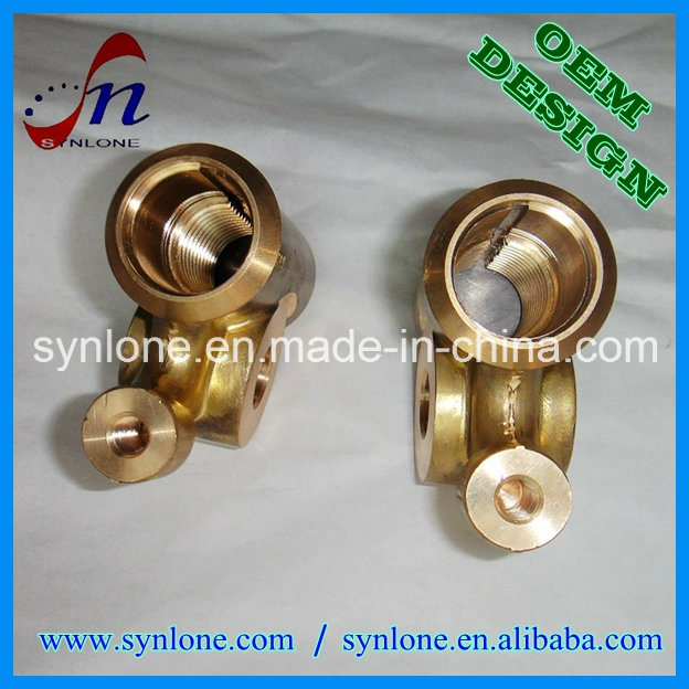 Customized Machining Brass Pipe Fitting for Water Pipe Connector