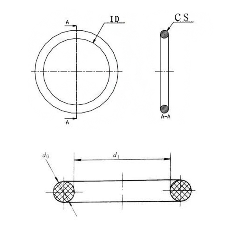 Customized Factory Oil Resistant Nitrile NBR O Rings for Auto Parts