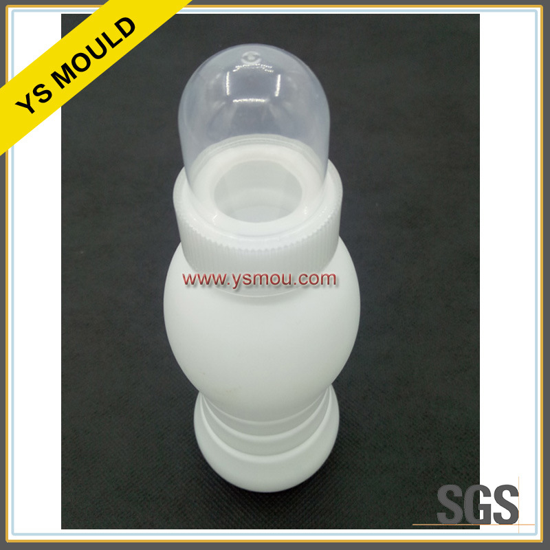 Plastic Injection Cold Runner Nipple Type Beverage Cap Mould
