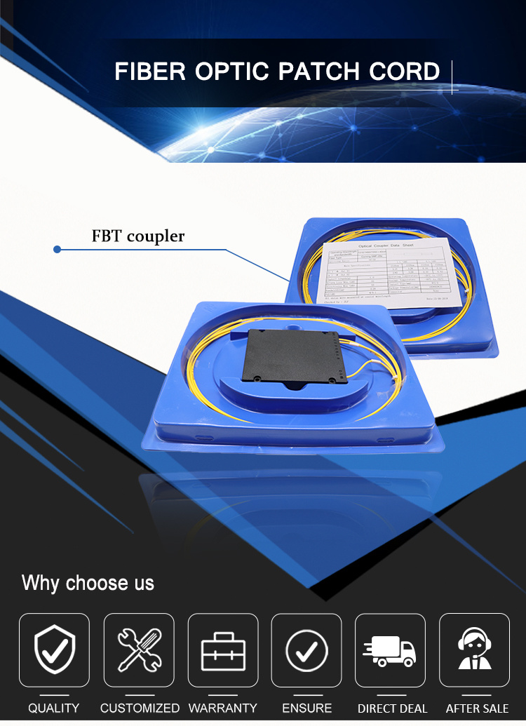 High Quality Fbt Fiber Optic 1X2 ABS Box Fbt Coupler