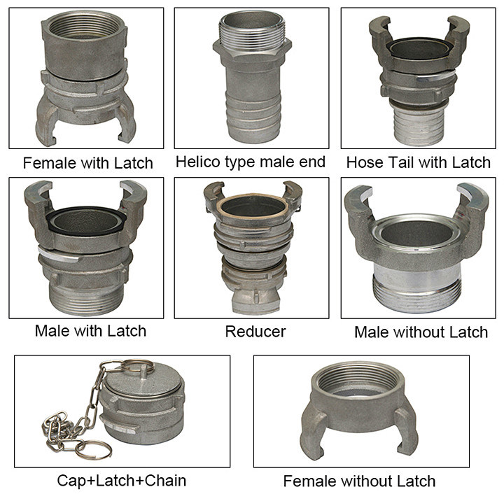 Aluminium Guillemin Coupling French Quick Coupling