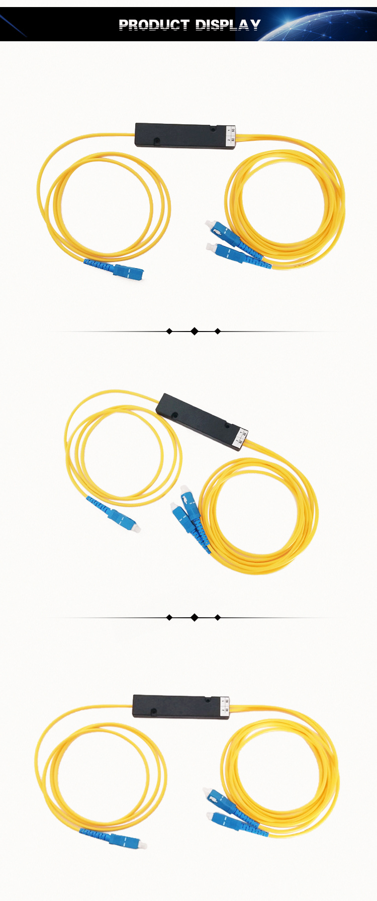 High Quality 1*2 Upc ABS Box Fbt Splitter Coupler