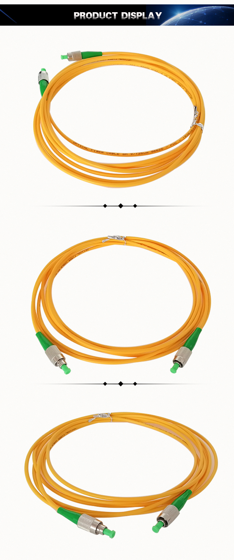 Factory Direct LC APC to LC APC Optic Patch Cord